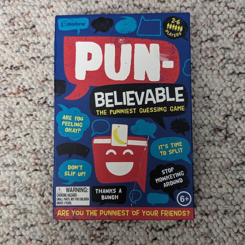 NIB Pun-Believable Card Guessing Game